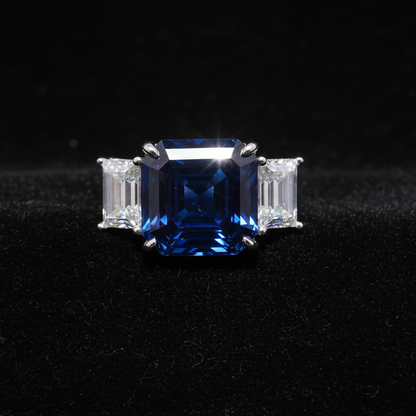 Moissanite 2.24 ctw Square Ring