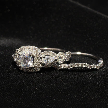 Moissanite 2.99 ctw Square Ring