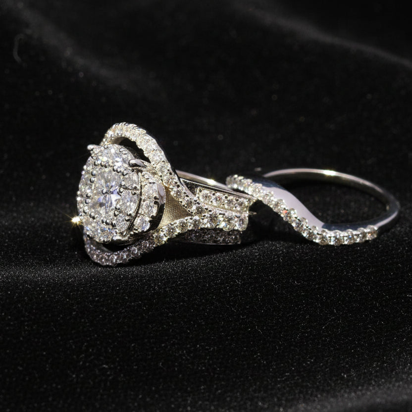 Moissanite 2.61 ctw Emerald Ring