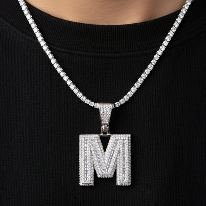 Moissanite 3.10 ctw "M" Initial