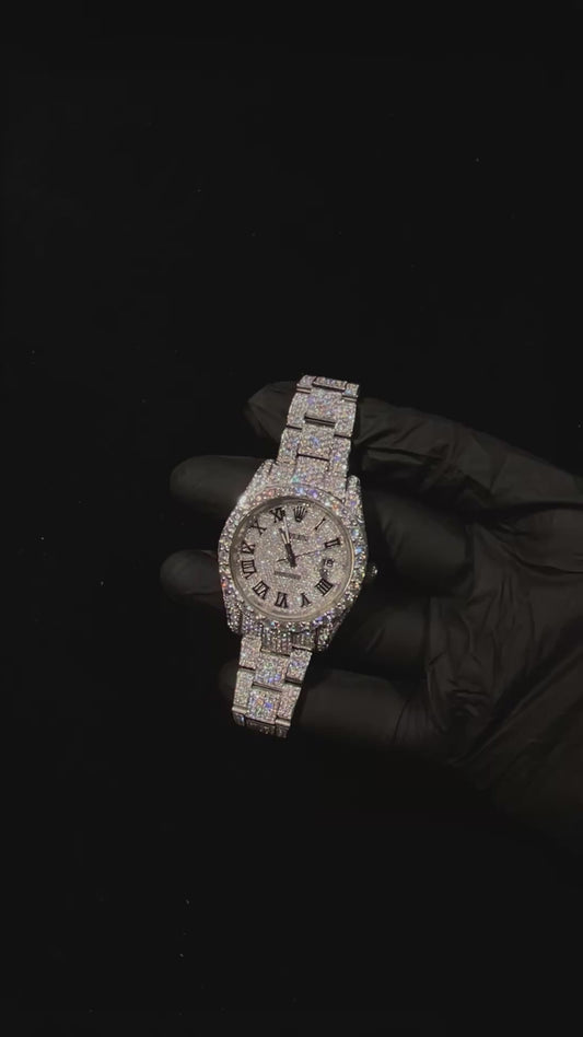 Iced Out VVS Custom Moissanite 41MM Watch