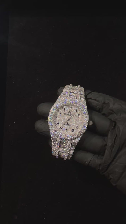 Iced Out VVS Custom Moissanite 41MM Watch
