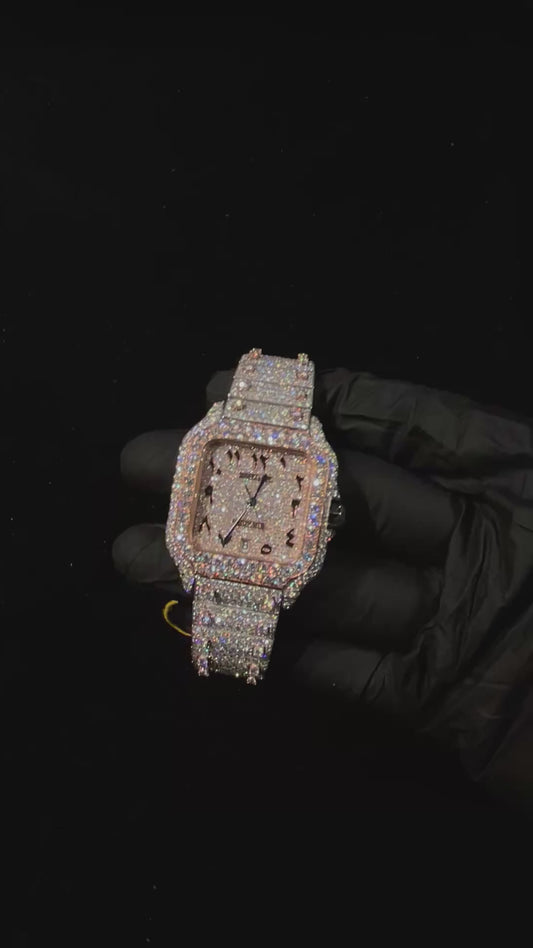 Iced Out VVS Custom Moissanite 41MM Watch