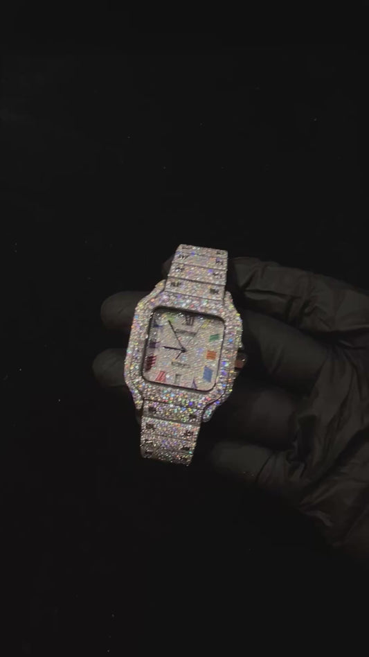 Iced Out VVS Custom Moissanite 41MM Watch
