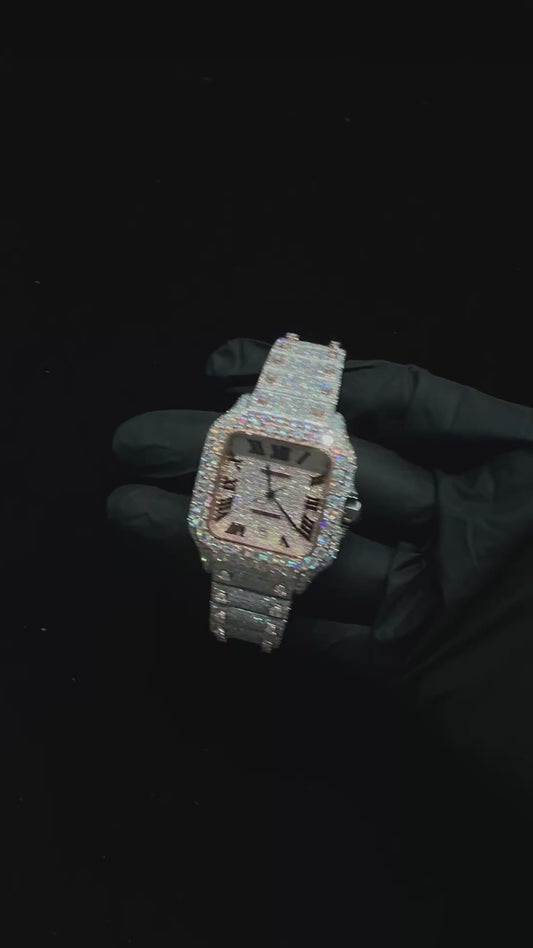 Iced Out VVS Custom Moissanite 41MM Watch