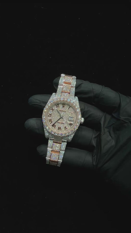 Iced Out VVS Custom Moissanite 41MM Watch