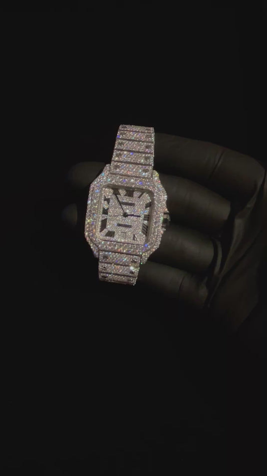 Iced Out VVS Custom Moissanite 41MM Watch