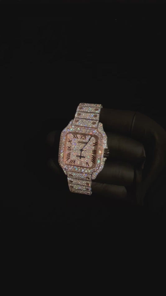 Iced Out VVS Custom Moissanite 41MM Watch