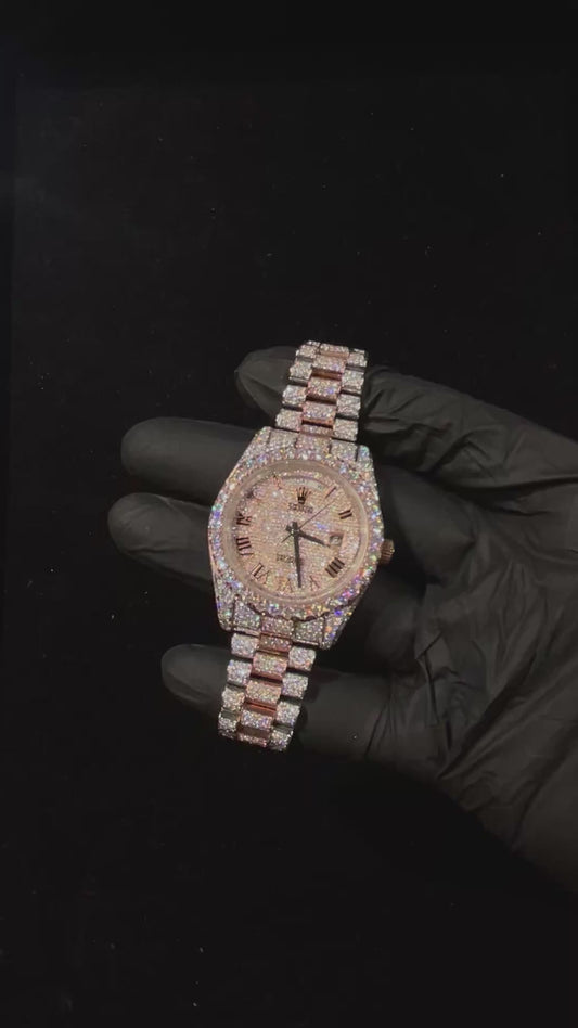 Iced Out VVS Custom Moissanite 41MM Watch