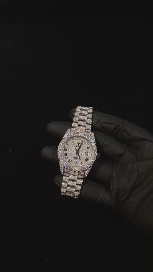 Iced Out VVS Custom Moissanite 41MM Watch