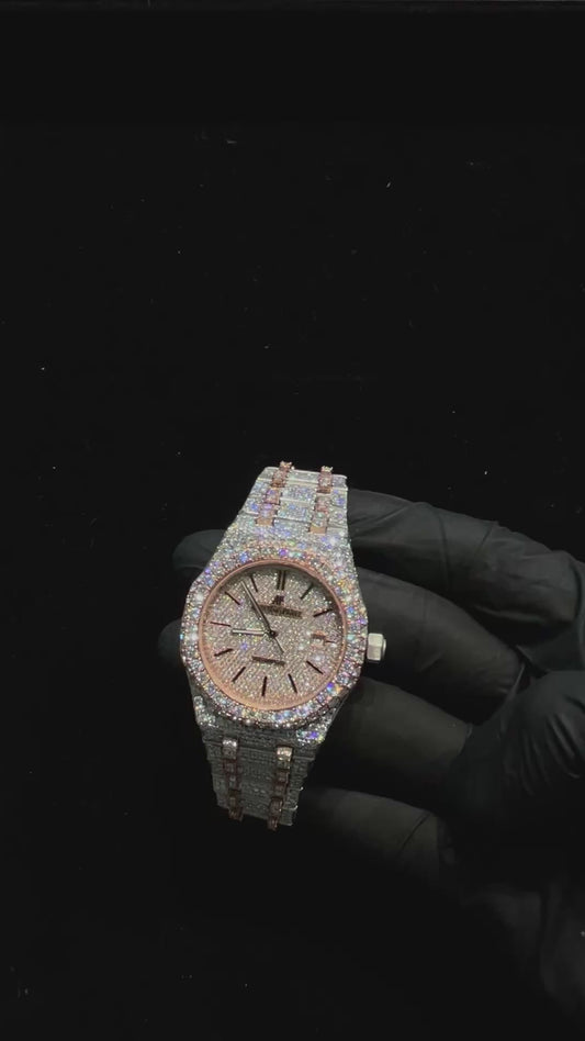 Iced Out VVS Custom Moissanite 41MM Watch