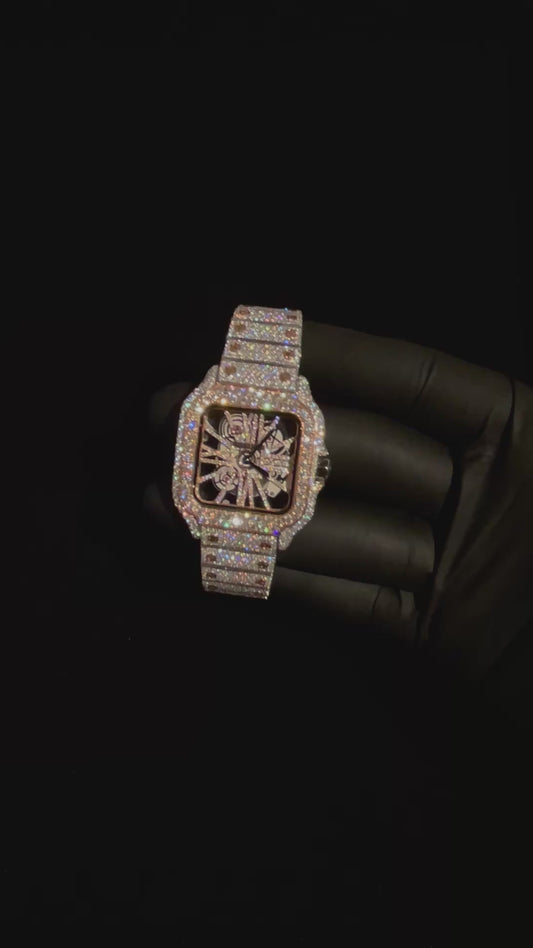 Iced Out VVS Custom Moissanite 41MM Watch